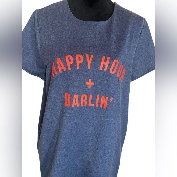 NWT DRESS FORUM HAPPY HOUR + DARLIN GRAPHIC CASUAL DRESS WOMENS SIZE LARGE - Picture 6 of 8